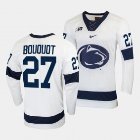 Jacques Bouquot Penn State Nittany Lions College Hockey White Replica Jersey 27