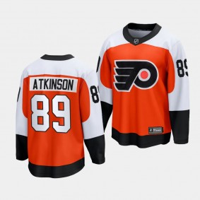 Philadelphia Flyers Cam Atkinson 2023-24 Home Burnt Orange Premier Breakaway Player Jersey Men's
