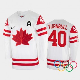 Blayre Turnbull Canada Women's Hockey White Jersey 2022 Winter Olympics