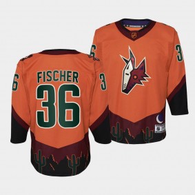 Youth Christian Fischer Coyotes Orange Special Edition 2.0 Jersey