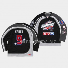 Clayton Keller Arizona Coyotes 2023 All Stars Black #9 Jersey Supreme CCM hockey