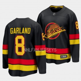 Vancouver Canucks Conor Garland 2023-24 Alternate Black Breakaway Player Jersey Men's