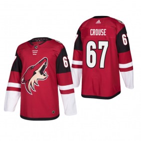 Men's Arizona Coyotes Lawson Crouse #67 Home Maroon Authentic Player Cheap Jersey
