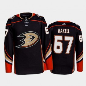 2021-22 Ducks Rickard Rakell Home Black Jersey