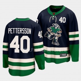 Special Edition 2.0 Vancouver Canucks Elias Pettersson #40 Breakaway Jersey Navy