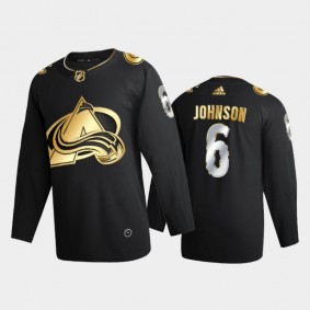 Colorado Avalanche Erik Johnson #6 2020-21 2021 Golden Edition Black Limited Authentic Jersey