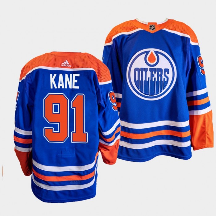 Edmonton Oilers Evander Kane 91 Navy Primegreen Reverse Retro 2.0 Jersey  2022 - Bluefink
