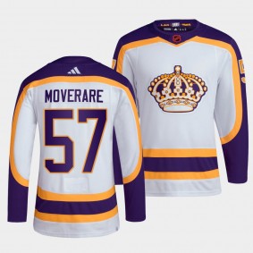 Los Angeles Kings 2022 Reverse Retro 2.0 Jacob Moverare #57 White Authentic Primegreen Jersey Men's