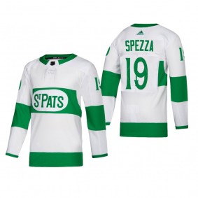 Maple Leafs 2022 St. Pats Jason Spezza Jersey White