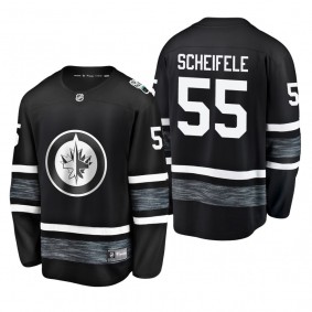Men's Jets Mark Scheifele #55 2019 NHL All-Star Breakaway Player Steal Jersey - Black