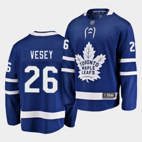 Jimmy Vesey Toronto Maple Leafs 2020-21 Home Men Royal Breakaway Player Jersey