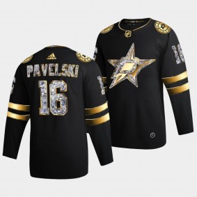 Joe Pavelski #16 Stars 2022 Stanley Cup Playoffs Diamond Edition Black Jersey