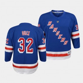 New York Rangers #32 Jonathan Quick Home Replica Blue Youth Jersey