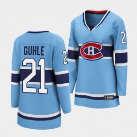 Canadiens Kaiden Guhle 2022 Special Edition 2.0 Blue Jersey Women