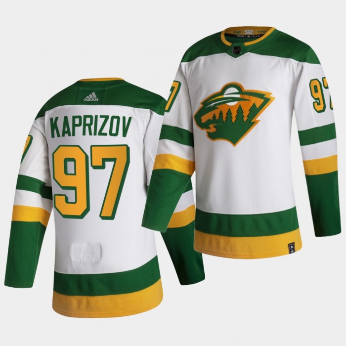 Minnesota Wild Kirill kaprizov 2021 Reverse Retro Authentic #97 Jersey ...