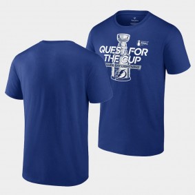 Tampa Bay Lightning 2022 Stanley Cup Final T-Shirt Full Strength Blue