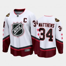 Toronto Maple Leafs Auston Matthews #34 2022 All-Star Jersey White Eastern Conference