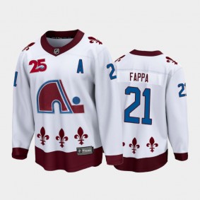 Men's Colorado Avalanche Peter Forsberg #21 Special Edition Retired Player Nikename White Jersey