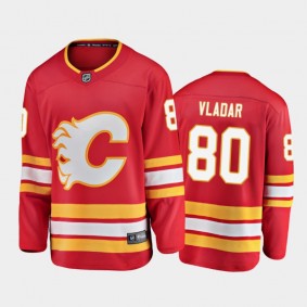 Dan Vladar Calgary Flames Home Red 2021 Player Jersey