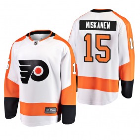 Philadelphia Flyers Matt Niskanen #15 Away Breakaway Player White Jersey