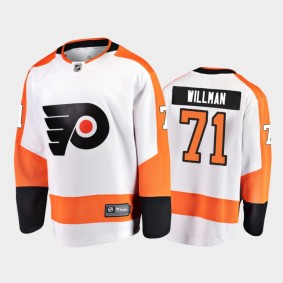 Flyers Max Willman #71 Away 2021-22 White Player Jersey