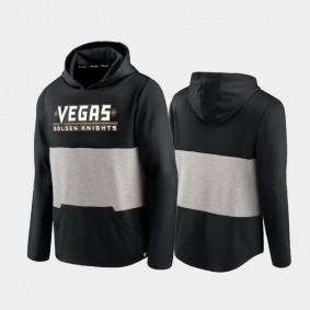 Vegas Golden Knights Prep Color Block Men Gray Pullover Hoodie