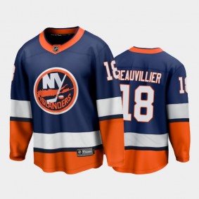 Men's New York Islanders anthony beauvillier #18 Special Edition Navy 2021 Jersey