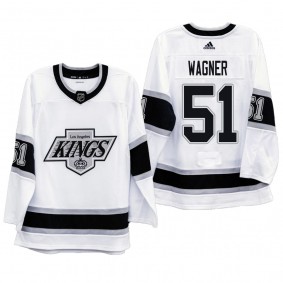 Kings #51 Austin Wagner 90s Era Heritage White Jersey