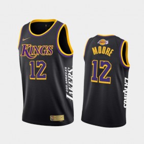 Kings Jersey Trevor Moore Lakers Night Black Uniform