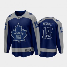 Men's Toronto Maple Leafs Alexander Kerfoot #15 Special Edition Blue 2021 Jersey