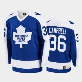 Jack Campbell Toronto Maple Leafs Vintage Blue Replica Jersey