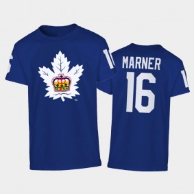 Men Toronto Maple Leafs Mitch Marner #16 Marlies Campus Crew Royal T-Shirt