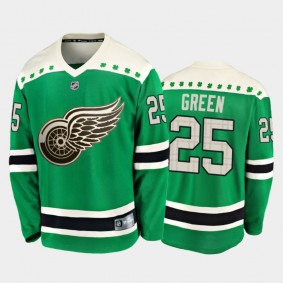 Fanatics Mike Green #25 Red Wings 2020 St. Patrick's Day Replica Player Jersey Green