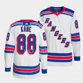 Patrick Kane New York Rangers 2022-2023 Authentic Pro White #88 Away Jersey Men's