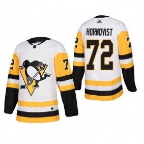 Men's Pittsburgh Penguins Patric Hornqvist #72 Away White Away Authentic Player Cheap Jersey