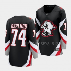 Rasmus Asplund Buffalo Sabres 2022-23 Goathead Alternate Women Premier 74 Jersey Breakaway Player