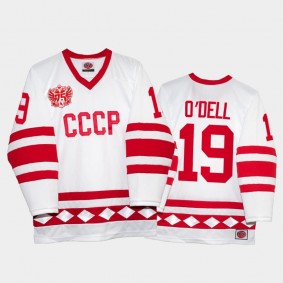 Russia Hockey Eric O'Dell Classic CCCP 75th Anniversary Jersey White