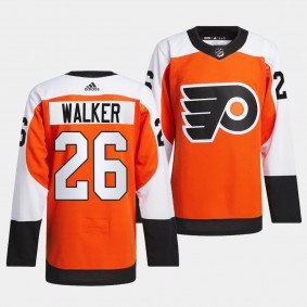 Sean Walker #26 Philadelphia Flyers 2023-24 Authentic Burnt Orange Jersey Home