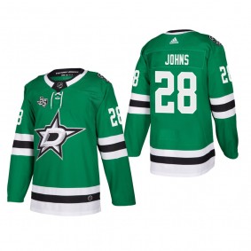 Men's Dallas Stars Stephen Johns #28 Home Green Authentic Player Cheap Jersey