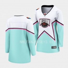 NHL 2023 All-Star Game Western Conference Women White Jersey Breakaway