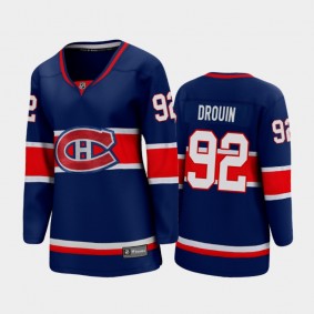 2020-21 Women's Montreal Canadiens Jonathan Drouin #92 Special Edition Jersey - Blue