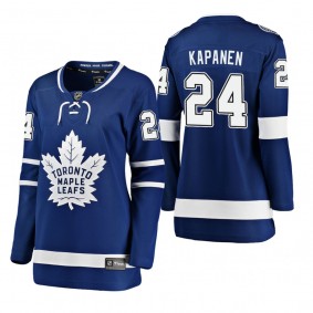 Women's Kasperi Kapanen #24 Toronto Maple Leafs Home Breakaway Player Blue Bargain Jersey