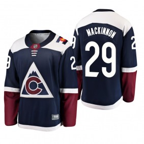 Youth Colorado Avalanche Nathan MacKinnon #29 2019 Alternate Cheap Breakaway Player Jersey - Blue