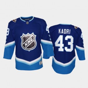 Youth Colorado Avalanche Nazem Kadri #43 2022 NHL All-Star Western Premier Blue Jersey