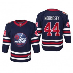 Youth Winnipeg Jets Josh Morrissey #44 2019 Heritage Classic Premier Navy Jersey